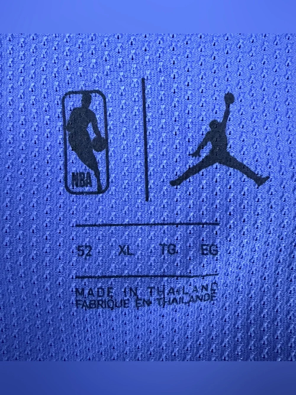 Orlando Magic Unisex Authentic Blank Blue Nike Stitched Jersey XL 52/6 NWT